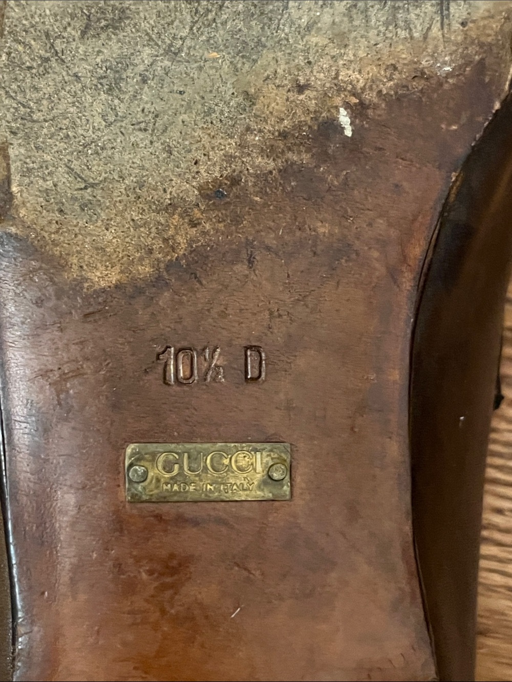Damaged men’s Gucci dress shoes 10.5 D - Picture 12 of 12
